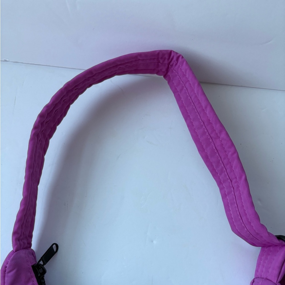 NWT BAGGU Mini Nylon Shoulder Bag - Extra Pink - Picture 5 of 13